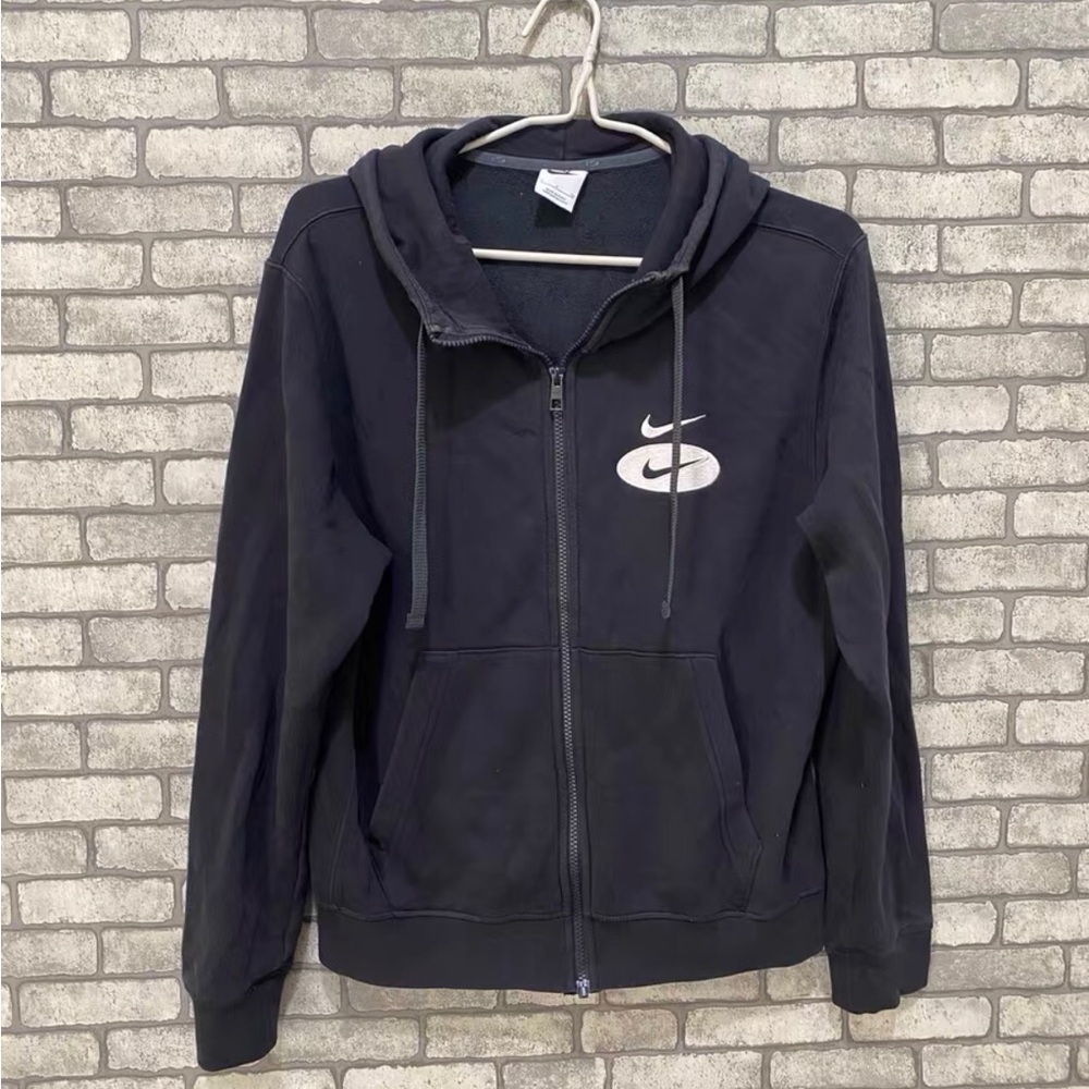 Nike Black Zip-Up Hoodie
